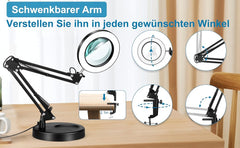 TOBEGIGA namizna lupa z led svetilko - 10x povečevalno steklo