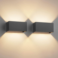 18 W LED Zunanje Stenske Svetilke - (Komplet 2 Kosa)