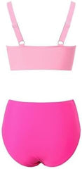 PONCEAU dvodelne pink push-up kopalke - XL