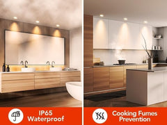 6kos Vgradni LED reflektorji 4.5W, 3000K, IP65, Ø68mm