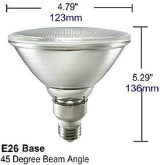 LED reflektor E27 PAR38, 15 W hladna bela svetloba, 2 kosa
