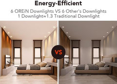 6kos Vgradni LED reflektorji 4.5W, 3000K, IP65, Ø68mm