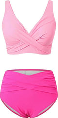 PONCEAU dvodelne pink push-up kopalke - XL