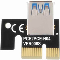 PCI-E Riser 1X do 16X GPU Extender – Adapter za Grafične Kartice z USB 3.0 in 6-Pin Priključkom