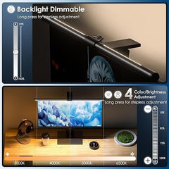 Ukrivljena svetilka za monitor