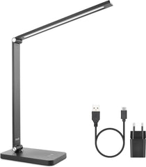 LED Zatemnilna Namizna Svetilka z USB Priključkom