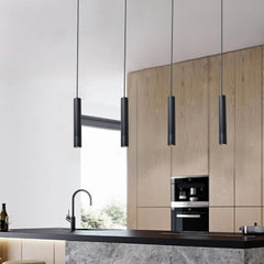 OUGLRES industrijska lesena viseča svetilka z nastavljivo višino