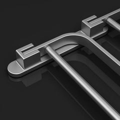 Stensko aluminijasto držalo za brisače z dvema vodiloma, 58 cm