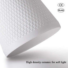 Retro industrijska viseča svetilka iz keramike in lesa