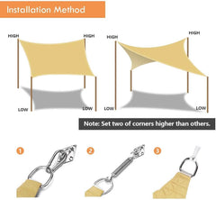 DRIPEX pravokotno vodoodporno senčno jadro - 4x 5 m