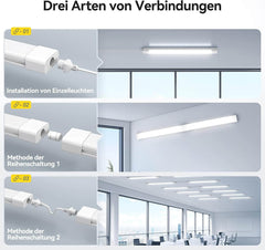 IP65 Stropna Svetilka Pisarne, Skladišča, Garaže - 36 W, 4000 LM, 6000 K