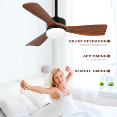 CAINJIAZH stropni ventilator z lučjo in daljinskim upravljalnikom