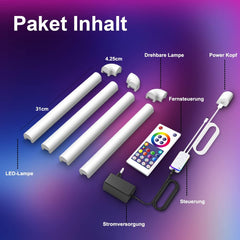 LED stenska svetilka RGBIC za gaming