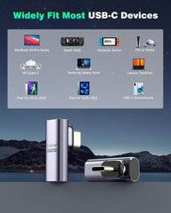140W USB C Magnetni Adapter za Hitro Polnjenje (Komplet 2 Kosa)