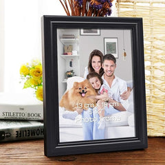 Komplet 12 črnih okvirjev za slike 13 x 18 cm