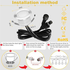 Bluetooth LED IP67 talne svetilke 10kos.