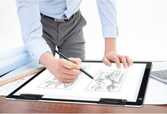 TOHETO Osvetljena risalna plošča A2 z nastavljivo svetlostjo in spominsko funkcijo - 60 × 40 cm