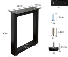 JAHOF Kovinske noge za mizo - komplet 2 kosov, 40 × 30 cm