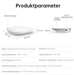WiFi Hub za Pametni Dom, Združljiv z Alexa in Google Home, Tuya in Zigbee