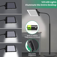 3-v-1 Povečevalna Lupa z Lučjo in Stojalom