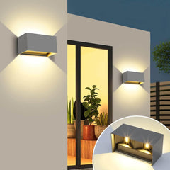 20 W LED Zunanje Stenske Svetilke - 3000 K (Paket 4 Kosi)