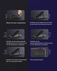 XXL RGB Podloga za Miško z Nosilcem za Mobilni Telefon