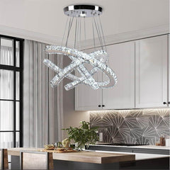 FINKTONGLAN moderno kristalno viseče svetilo