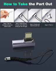 140W USB C Magnetni Adapter za Hitro Polnjenje (Komplet 2 Kosa)