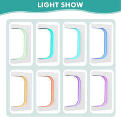 YJINGRUI 360° rotacijsko magnetno lebdeče stojalo za čevlje z LED osvetlitvijo