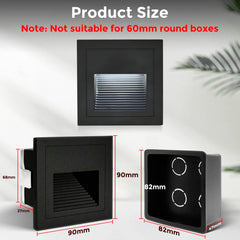 AROTELICHT LED vgradna stenska svetilka - set 4 kosov