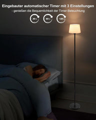 INTELIVE brezžična LED talna svetilka z daljinskim upravljalnikom