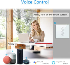 Pametno stikalo WiFi za rolete, komplet 4 kosov