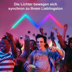 LED stenska svetilka RGBIC za gaming