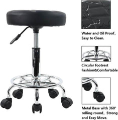 Vrtljiv Usnjen Stol za Kozmetične Salone