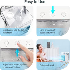 Prenosna mini hladilna naprava 4 v 1 za osvežitev