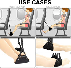 Prenosna viseča opora za stopala z memory peno