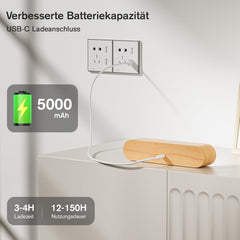 HENSAM Brezžični 360° vrtljivi LED stenski svetilki - 2 kosa