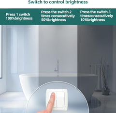 Vgradna LED svetilka, 3-stopenjsko zatemnljiva