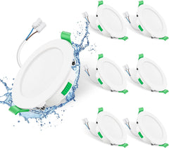 LED vgradni reflektor 230 V 7 W zatemnilni IP65 za kopalnico. 6 kodov