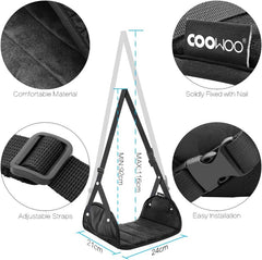 Prenosna viseča opora za stopala z memory peno