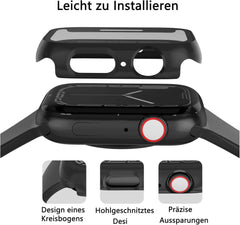 Set 6 Zaščitnih Ovitkov z Kaljenim Steklom za Apple Watch 7 (45 mm)