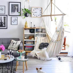 AGILITY bombažna viseča mreža za notranjo in zunanjo uporabo