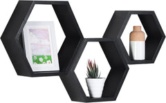 Stenske šestkotne police za dnevno sobo