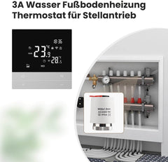 Pametni Termostat za Talno Ogrevanje na Vodo Združljiv z Alexa in Google Home, Upravljanje prek Aplikacije Smart Life