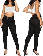 Ženske Raztegljive Skinny Cargo Hlače