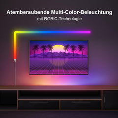 LED stenska svetilka RGBIC za gaming