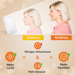 Svetilka za svetlobno terapijo proti zimski utrujenosti