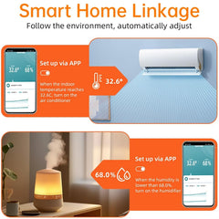 ZYWUOY Pametni brezžični termometer in higrometer - paket 6 senzorjev