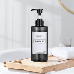 Siv stenski dozirnik mila brez vrtanja, 500 ml - komplet 4 kosi