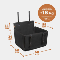 WUGLO vodoodoporen avtosedež za manjše in srednje velike pse - M